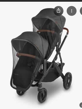 UPPAbaby Black Mesh bug and Debris Net for standard, bassinet and rumble seat